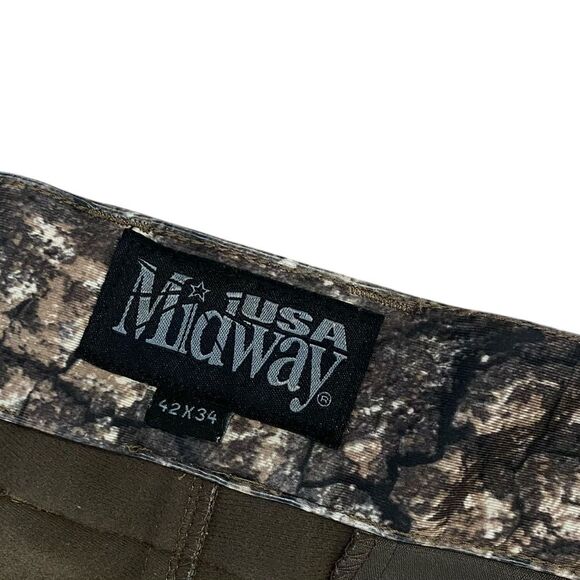 Midway USA Camo Pants Thermal Lined Realtree Timber‎ Stealth 42x34 Hunting - Picture 2 of 14